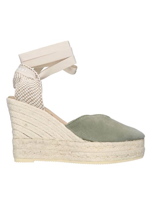 Zeppe in rafia,camoscio e tessuto MANEBI' | W 0.1 WHSAGE